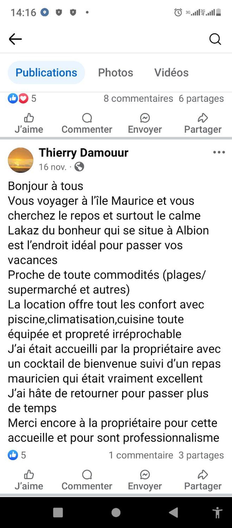 Lakaz Du Bonheur Villa Albion Bagian luar foto